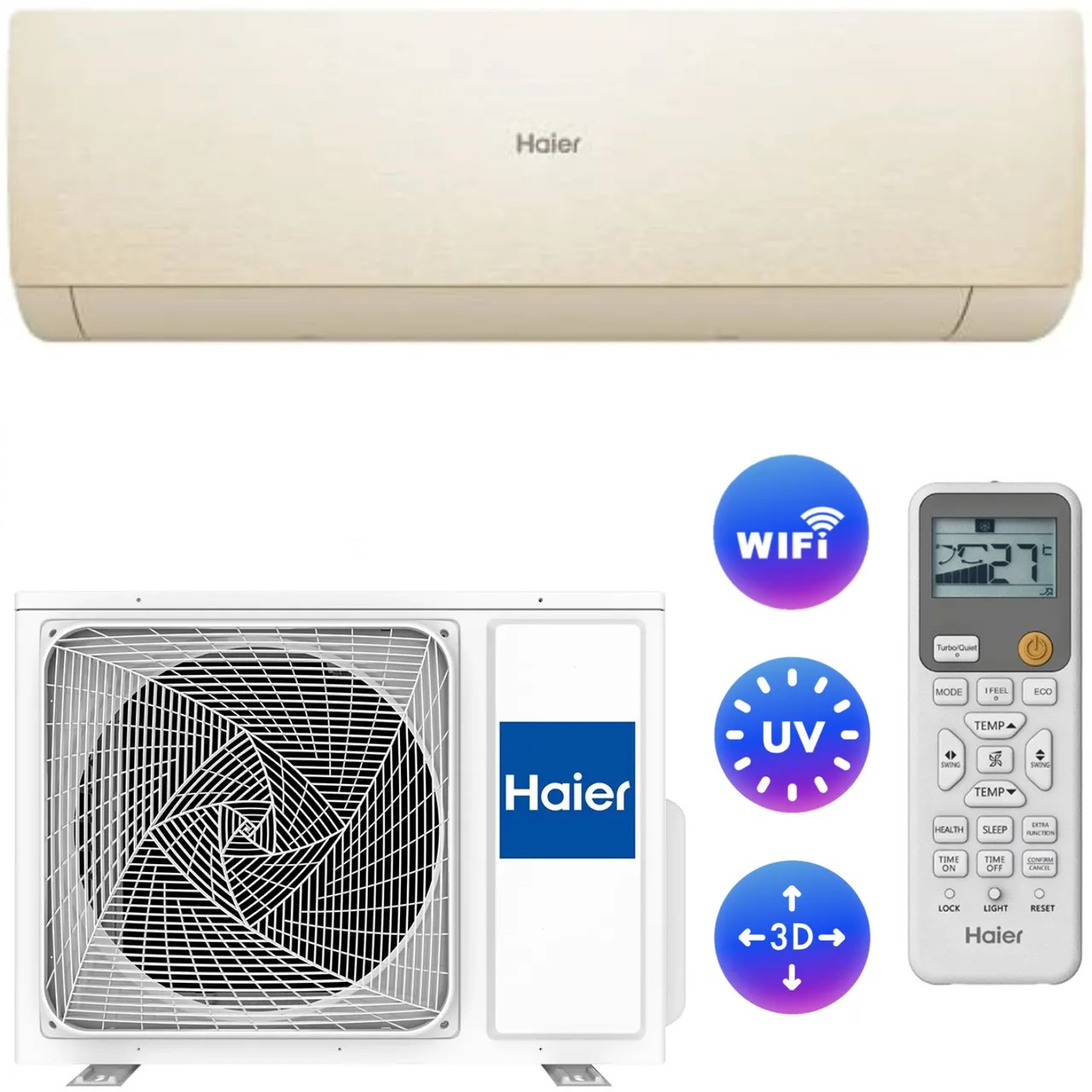 Сплит-система Haier Stellar HP AS20SHP1HRA-C / 1U20SHP1FRA inverter — изображение 2